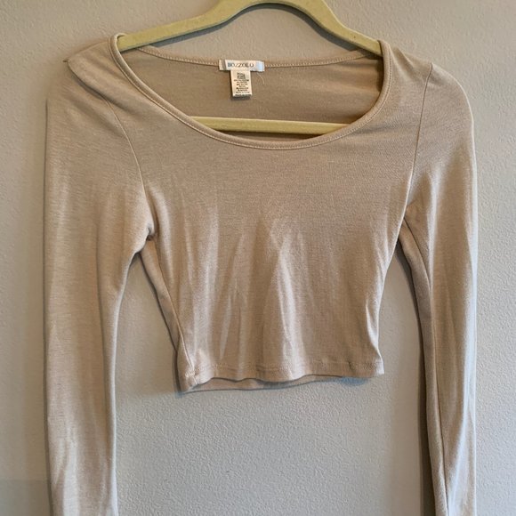 Tan Crop Top - Picture 3 of 3